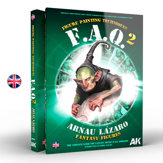 Ak Interactive - Books - FAQ 2 Fantasy Figures Painting Techniques by ARNAU LÁZARO - AK525