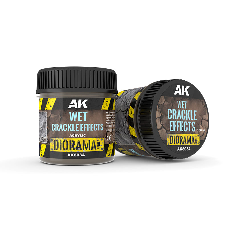 AK Interactive - Diorama - Wet Crackle Effects (100ml) AK8034