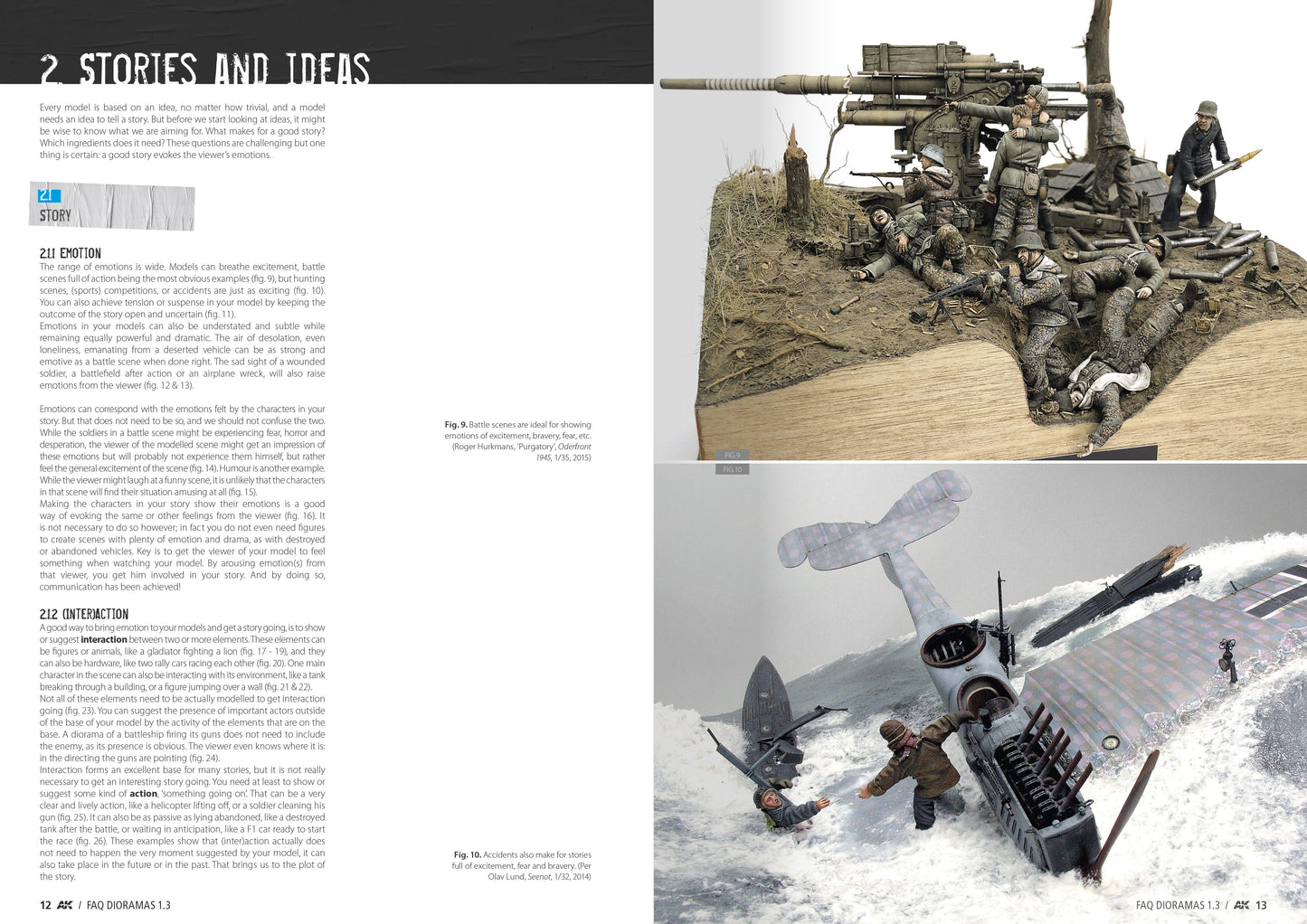 Ak Interactive - Books - FAQ Dioramas 1.3 Extension Storytelling, Composition & Planning - AK8150