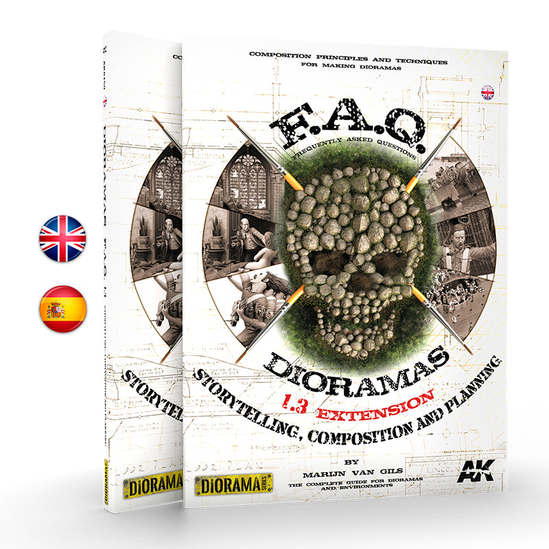 Ak Interactive - Books - FAQ Dioramas 1.3 Extension Storytelling, Composition & Planning - AK8150