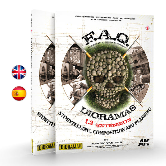 Ak Interactive - Books - FAQ Dioramas 1.3 Extension Storytelling, Composition & Planning - AK8150