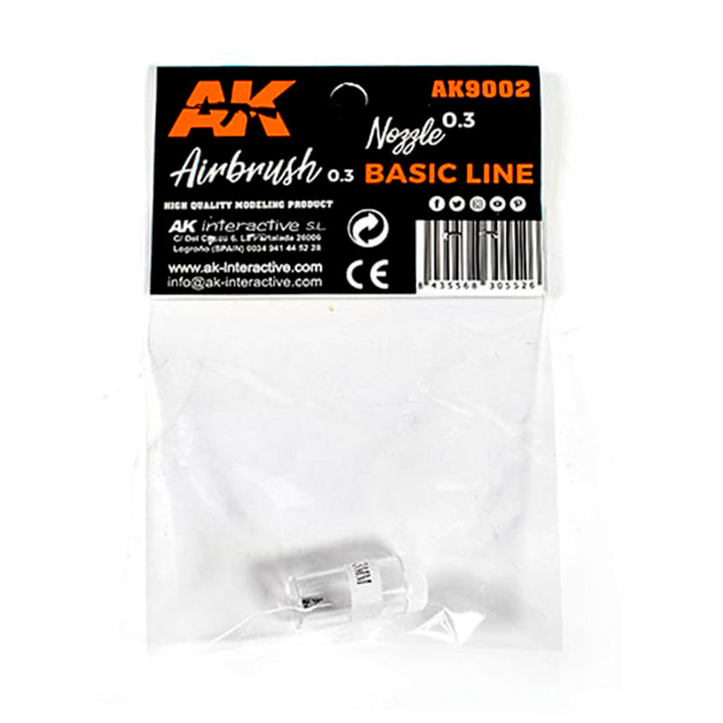 AK Interactive - Tools - AK AIRBRUSH – Nozzle 0.3mm AK9002