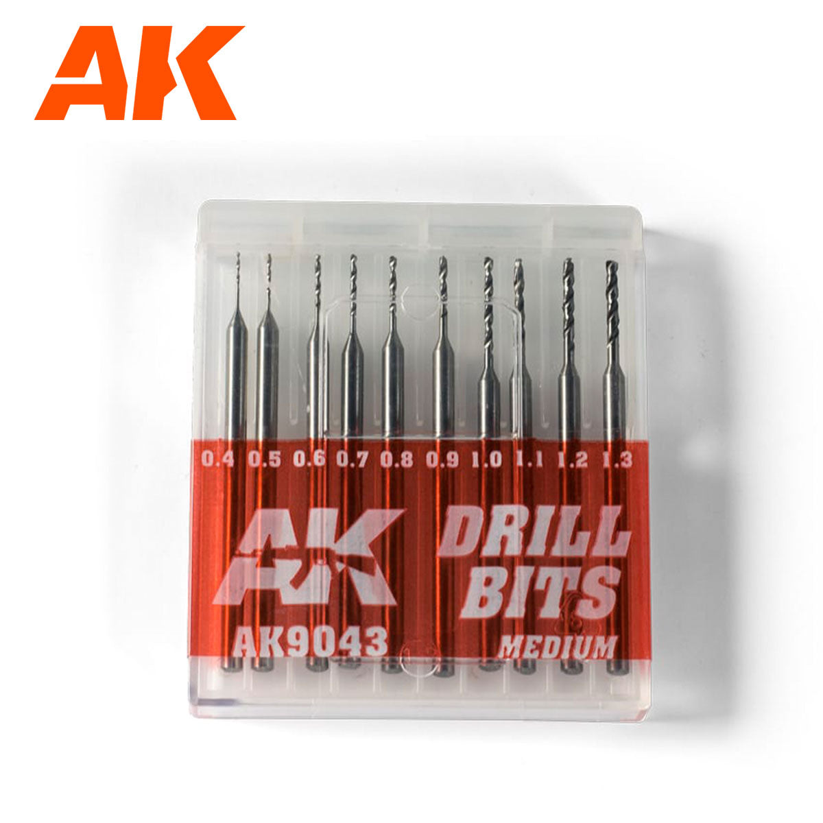 AK Interactive - Tools - Drill Bits 0,4-1,3 (10pcs) AK9043