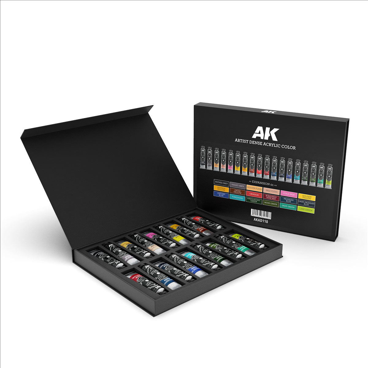 AK Interactive - Paint - DELUXE EDITION BOX “EXPANSION 01” – ARTIST DENSE ACRYLIC COLOR AKAD110 (Copy)