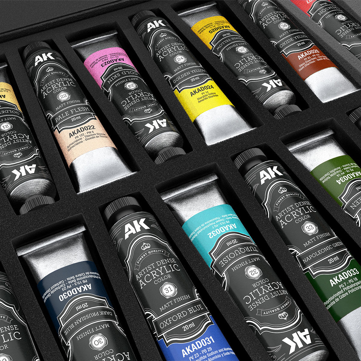 AK Interactive - Paint - DELUXE EDITION BOX “EXPANSION 01” – ARTIST DENSE ACRYLIC COLOR AKAD110 (Copy)