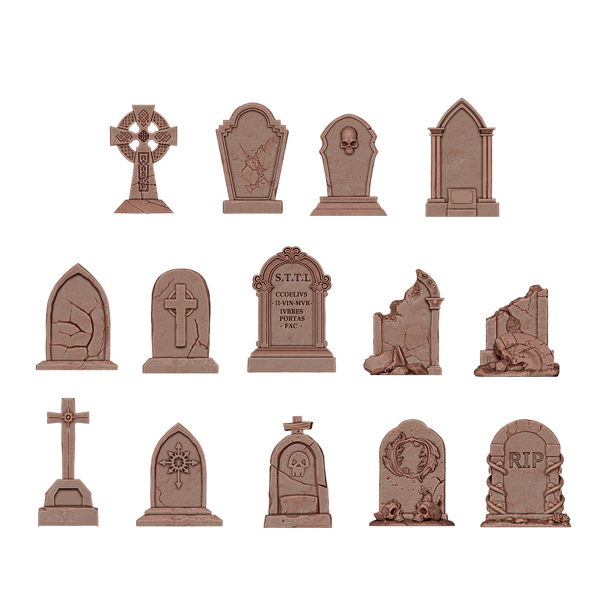 AK Interactive - Basing Bits - Tombstones AKBIT0021