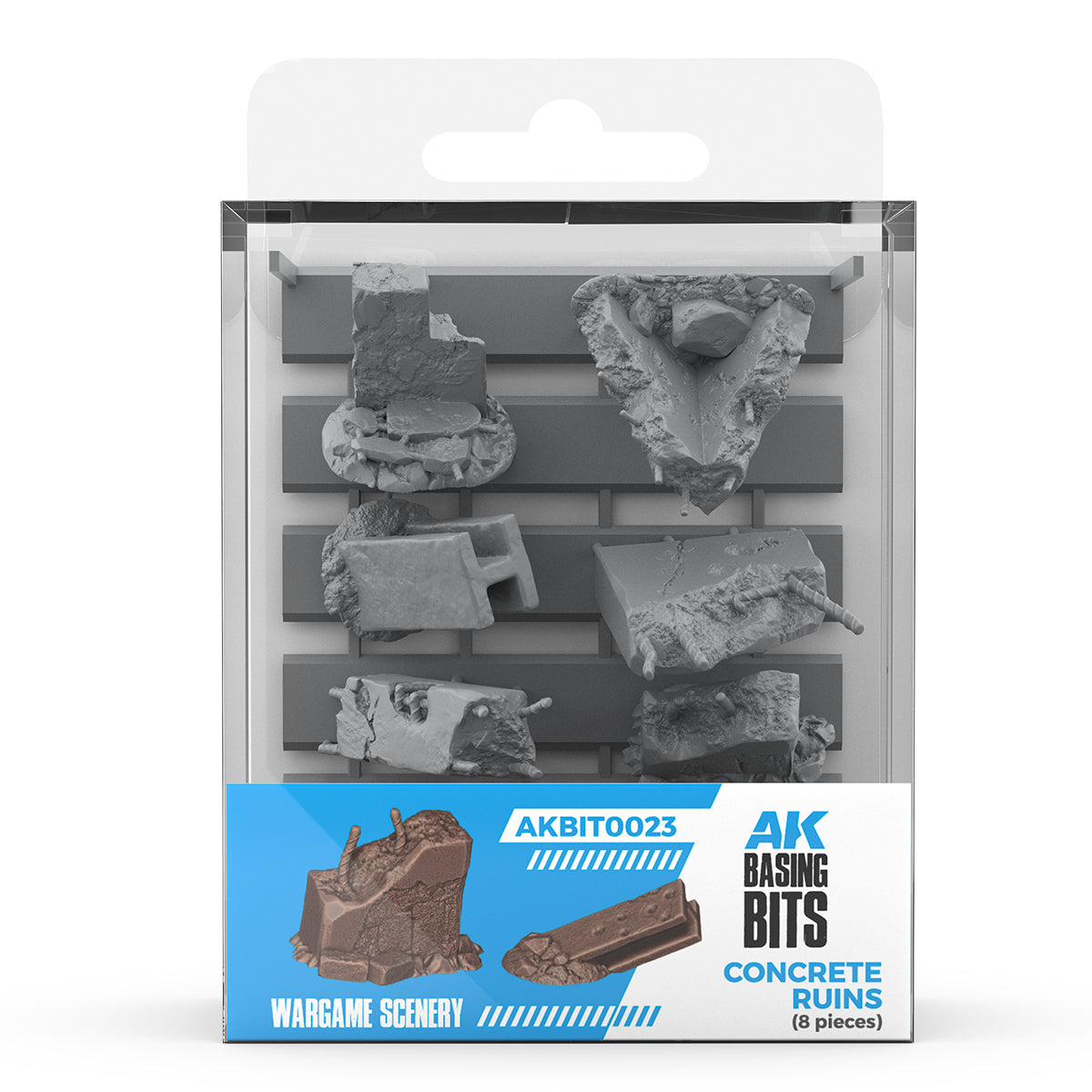 AK Interactive - Basing Bits - Concrete Ruins AKBIT0023
