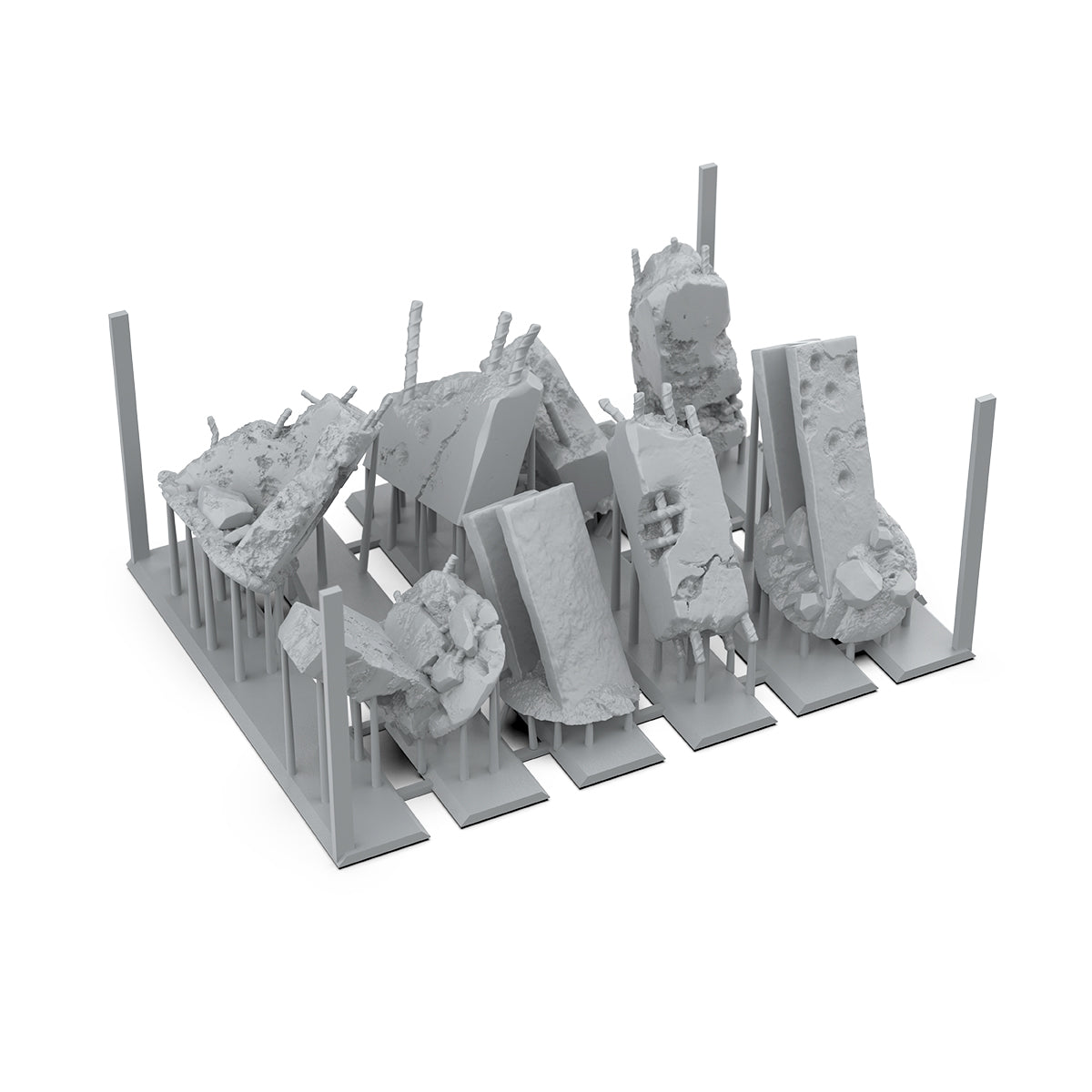 AK Interactive - Basing Bits - Concrete Ruins AKBIT0023