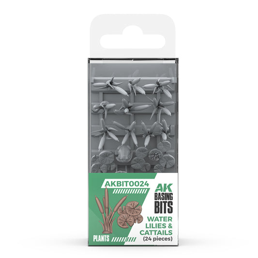 AK Interactive - Basing Bits - Water Lilies & Cattails AKBIT0024