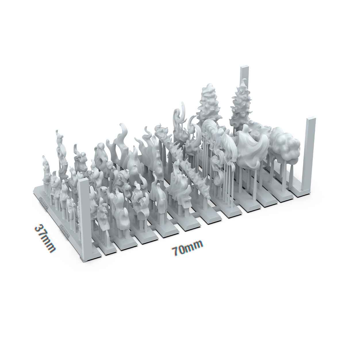 Spell Lab Bit AK Interactive - Basing Bits - Flame Spell AKBIT0032 – Black Lab
