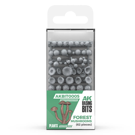 AK Interactive - Basing Bits - Forest Mushrooms AKBIT0005
