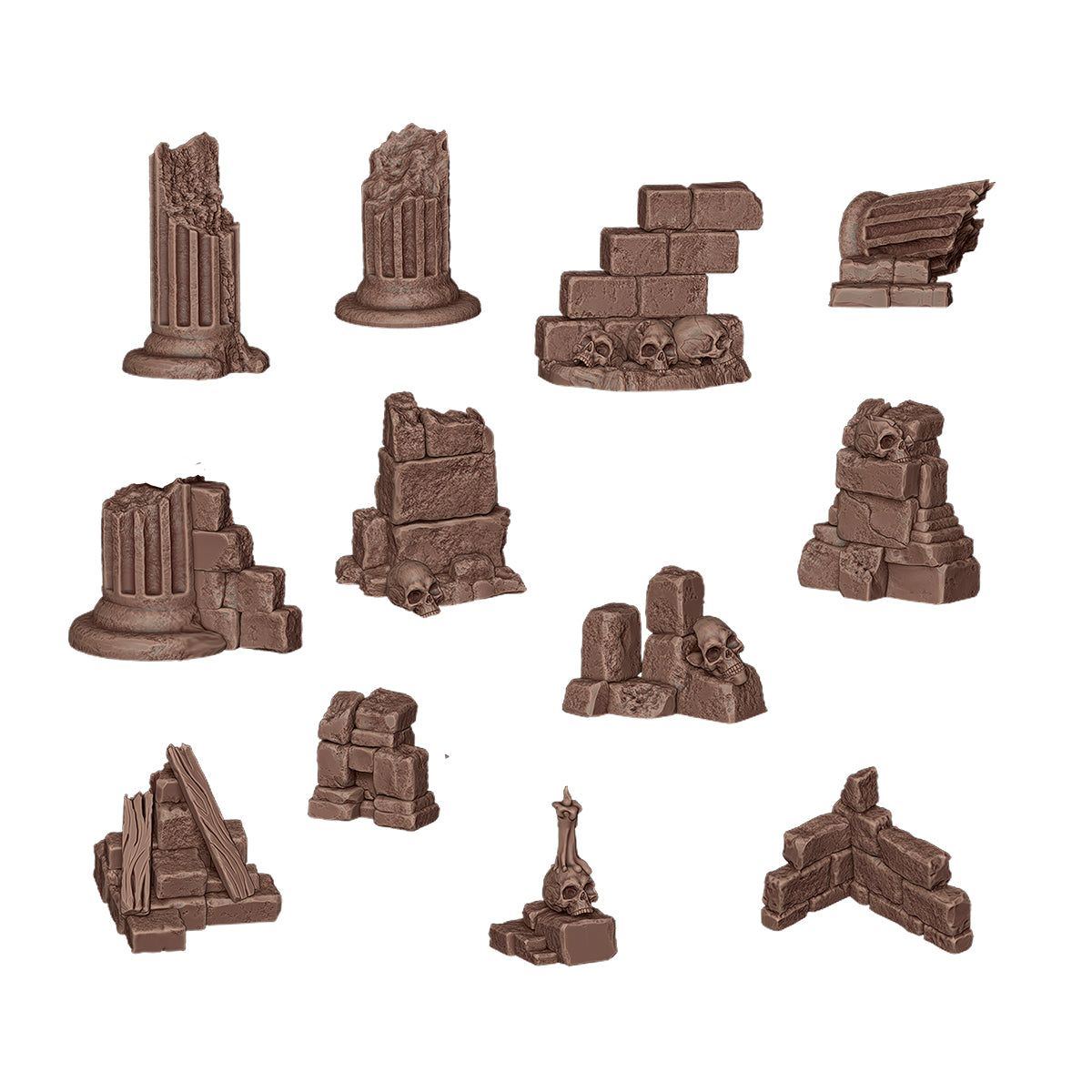 AK Interactive - Basing Bits - Village Ruins AKBIT0012