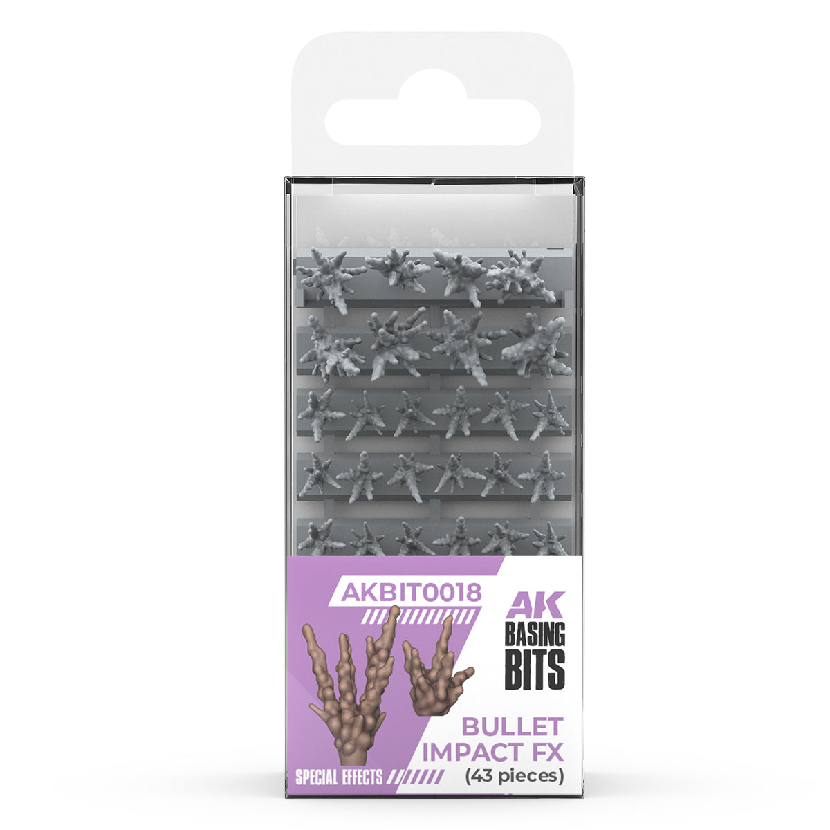 AK Interactive - Basing Bits - Bullet Impact FX AKBIT0018