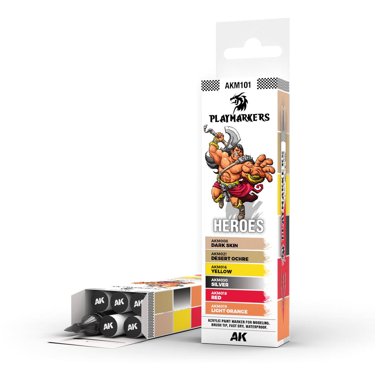 AK Interactive - Playmarker Set - HEROES (6pcs) AKM101