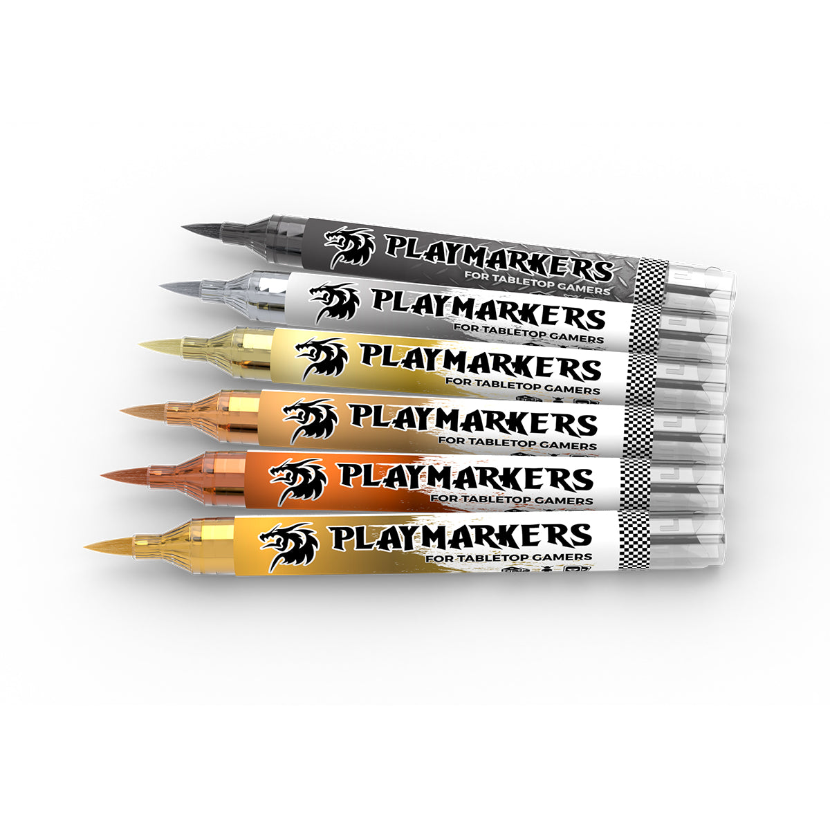 AK Interactive - Playmarker Set - FULL METAL (6pcs) AKM105