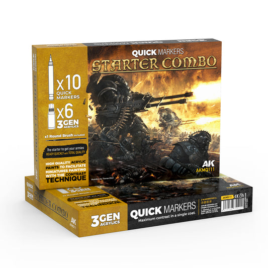 AK Interactive - Quick Marker - Starter Combo AKMQ111