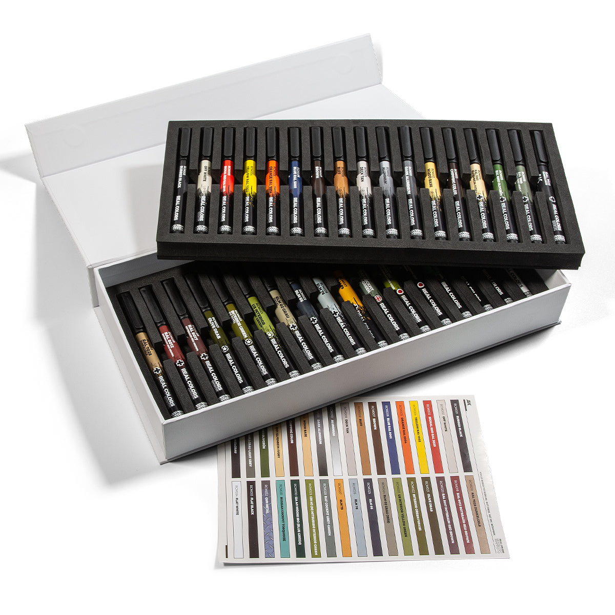AK Interactive - Real Colors Marker Set - Special Box Full Range (34x) RCM150