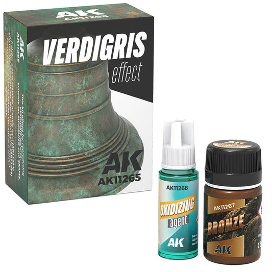 AK Weathering AK11265 VERDIGRIS EFFECT SET (35+18ml)