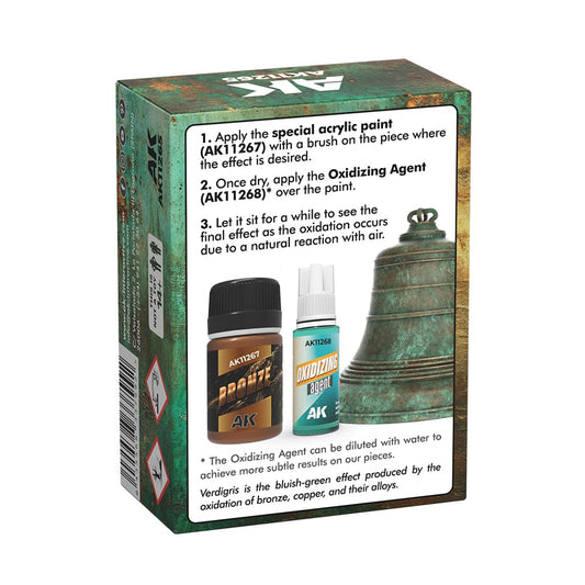 AK Weathering AK11265 VERDIGRIS EFFECT SET (35+18ml)