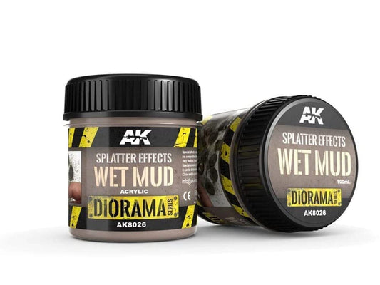 AK Interactive Splatter Effects Wet Mud - 100ml (Acrylic)